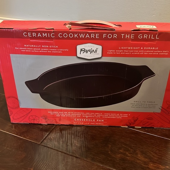 Parini ceramic cookware for the grill NIB - Picture 3 of 8